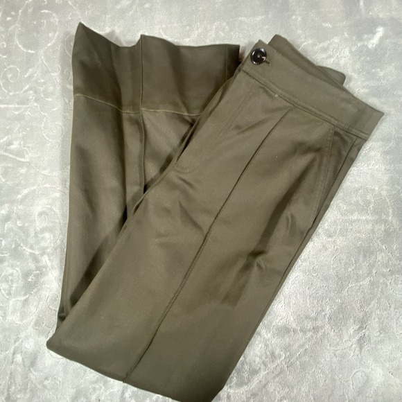 Massimo Dutti Womens Size 8 Kick Flare Trousers Pants Leg Seams Designer Career - Picture 3 of 12